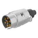Connettore metallico a 7 poli con connessione a vite