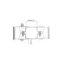 Set di morsetti per avvitare A 60mm D1 60mm D2 70mm