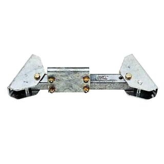 Traslazione ruota jockey per attacchi trazione V - 3.500 kg Lunghezza: 440/460 mm