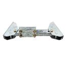 Traslazione ruota jockey per attacchi trazione V - 3.500 kg Lunghezza: 440/460 mm