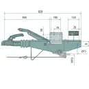Dispositivo di inerzia AL-KO tipo 161S 950-1600 kg, VKT 70 - quadrato