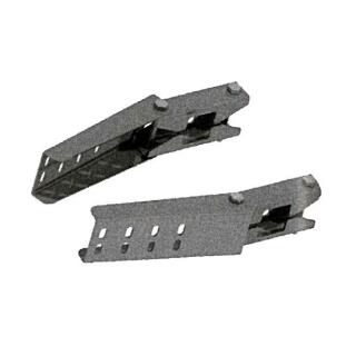 Attacco a longherone tra timone e assale per corpo assale quadro Ø 80 mm