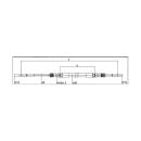 Cavo freno KNOTT per KZG 35 HL 1500 mm / GL 1870 mm, M12 / M12