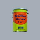 Brantho Korrux "3 in 1" 5 litri alluminio argento / alluminio bianco RAL 9006