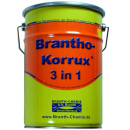 Brantho Korrux "3 in 1" 5 litri guarnizione rosso / rosso fuoco RAL 3000