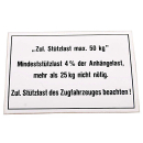 Piatto di carico timone 105x74 50 kg