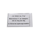 Piatto di carico timone 105x74 75 kg