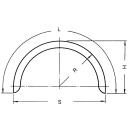 Profilo parafango monoasse 40 B200 R430 L1380 S860 H445