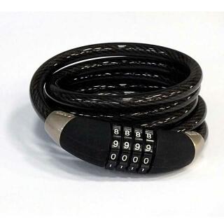 Cable Combo lucchetto portacavi in ??acciaio 185 cm, Ø 15 mm