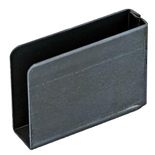 Tasca terminale chiusa, acciaio H 110 x L 50 x interno 26 mm