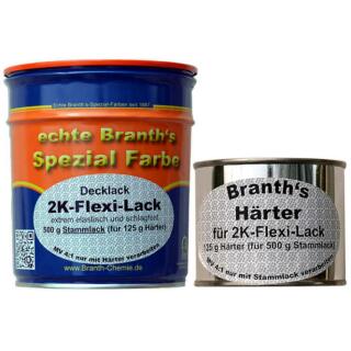 BRANTHs 2K-Flexi-Varnish 500 g di vernice base e 125 g di indurente bianco