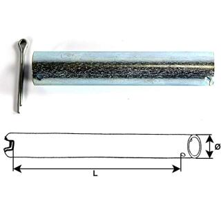 Asse tubo Ø 30 x L 90 mm