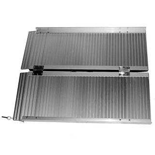 Rampe di carico per sedie a rotelle pieghevoli 200 kg 1500 x 740 mm