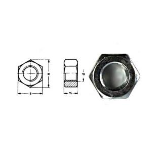 Dado esagonale DIN 934 zincato M14