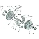 Tamburo freno ALKO 160 x 35, asse RA 100 x 4 fori Euro...